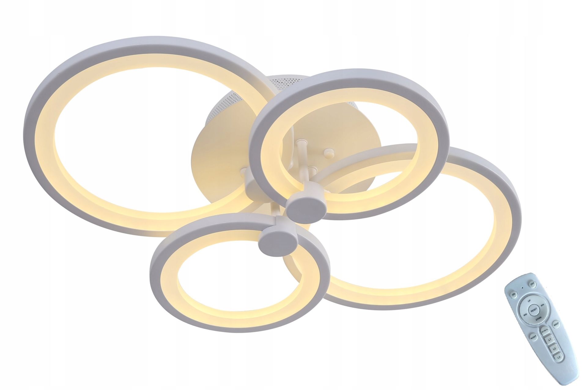 Lampa Led Ring Lampa Sufitowa Plafon Żyrandol Ring Pilot