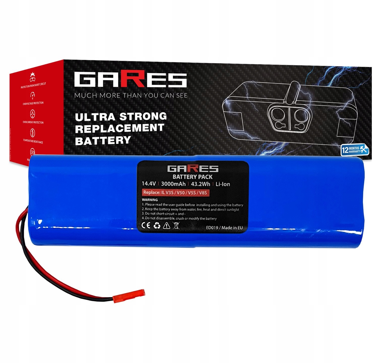 Bateria Akumulator do Ilife V8s 14,4V 3,0Ah