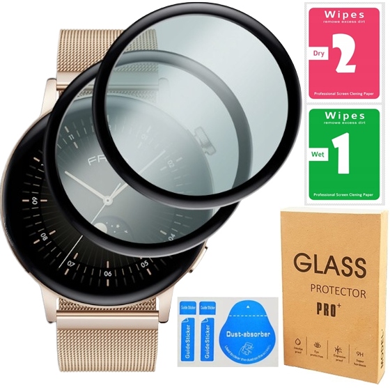 2x Szkło Hybrydowe Full 3D Do Huawei Watch Gt 3 42MM Zestaw Do Instalacji