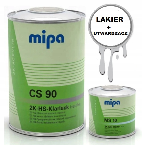 Lakier bezbarwny Mipa 2K-HS CS90 Utwardzacz-1.5L