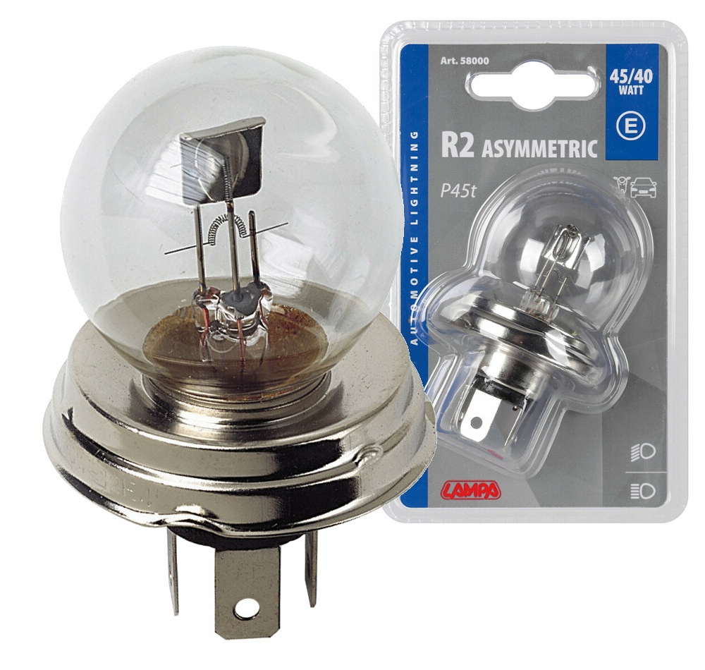 Żarówka R2 40/45w P45t blister 1 sztuka Lampa Halogenowa