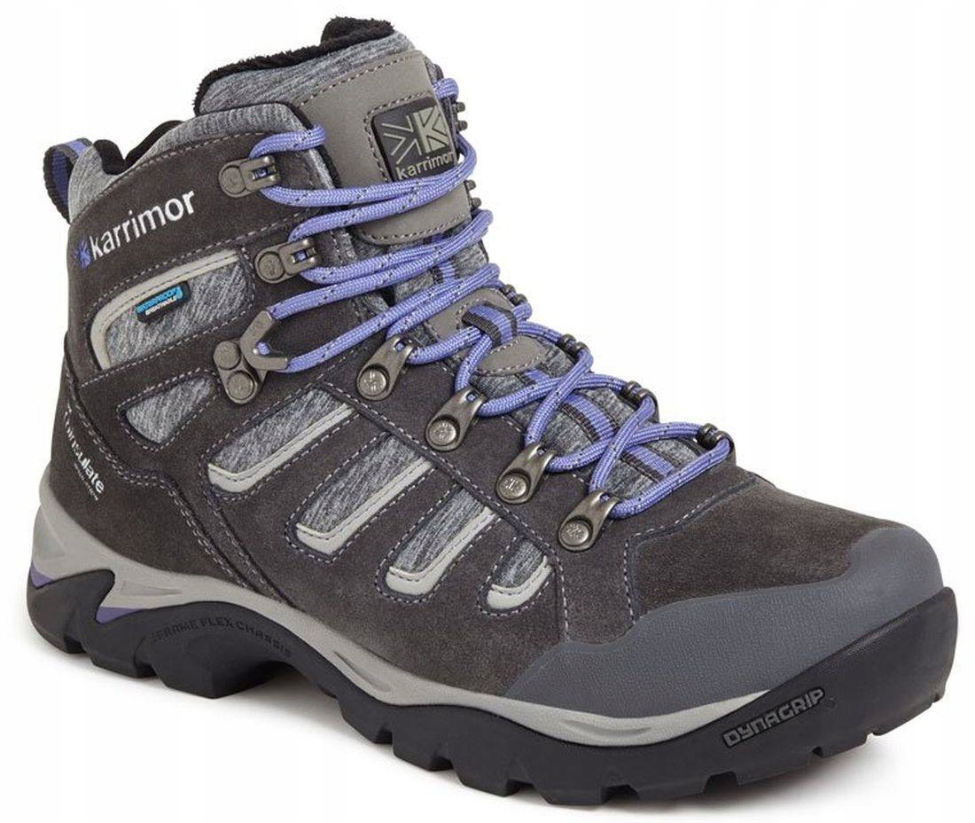 Damskie buty trekkingowe Karrimor Bodmin Winter Lady 929-GRY w góry R. 42