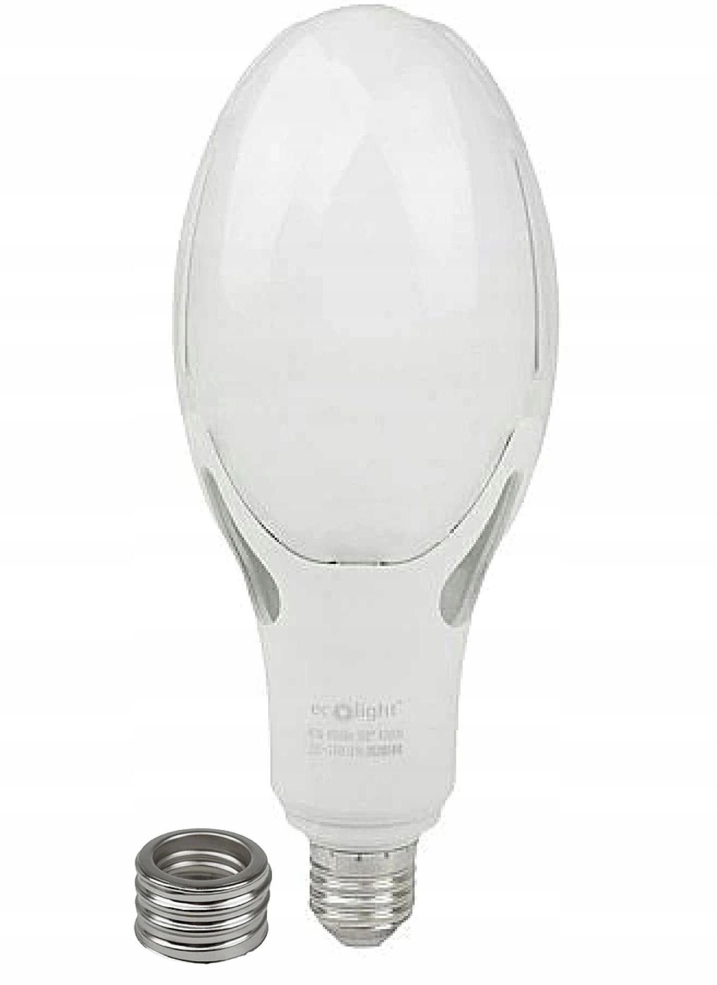 Żarówka Led Uliczna Gwint E-27 na E-40 40W Neutralne Światło 4000K 4000lm