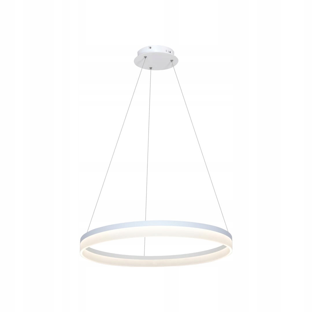 LEDowa lampa okrąg 60 cm nad salon pokój