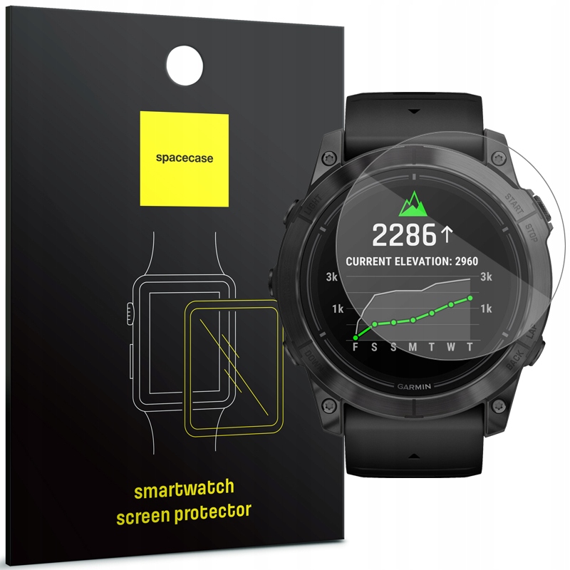 Pełne Szkło Hartowane Ochronne Do Garmin Epix Pro Gen 2 51MM Spacecase