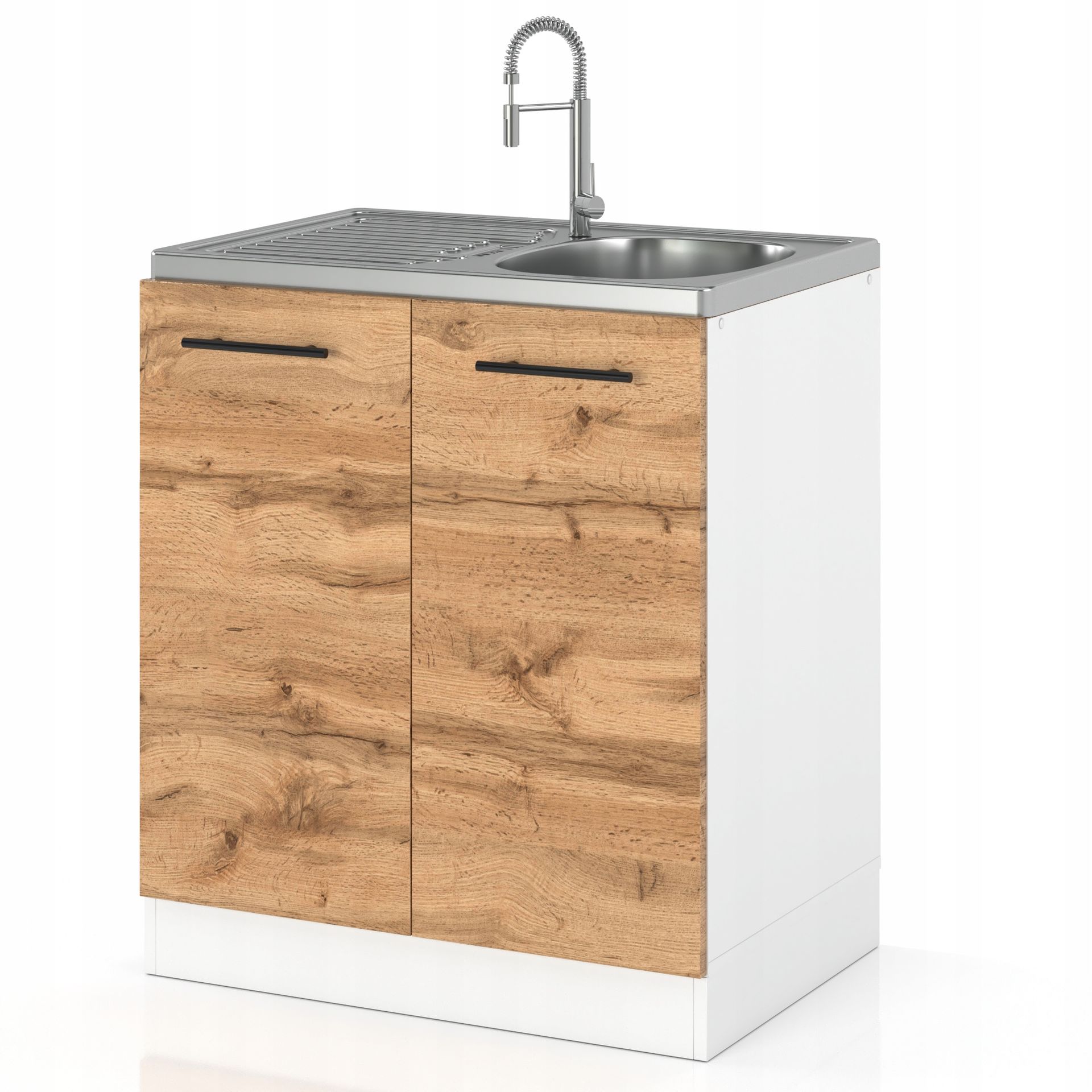 Szafka Kuchenna Dolna Stojąca Pod Zlew Dąb Wotan 60CM Meble Kuchenne