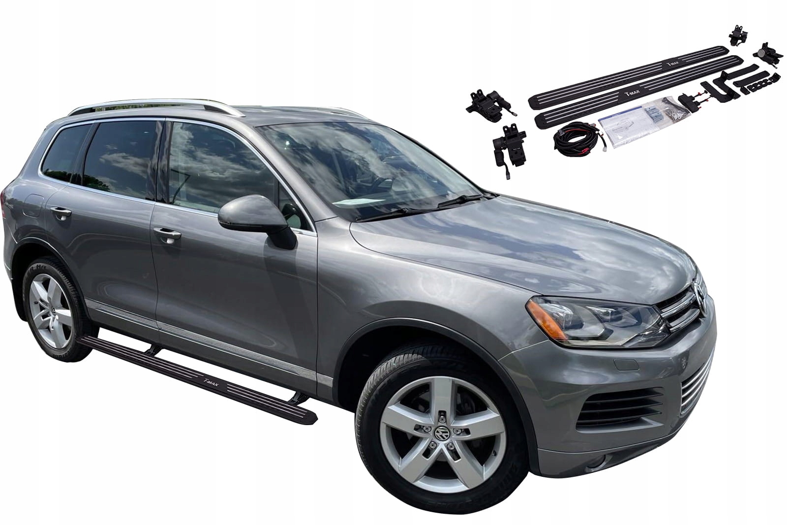 Volkswagen Touareg II 7P Stopnie Elektryczne Progi