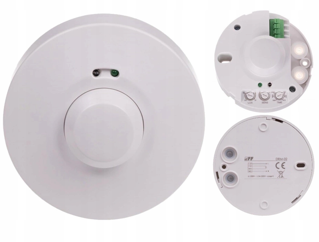 Czujnik Ruchu Mikrofalowy DRM-02-24V Ac IP40 F&f