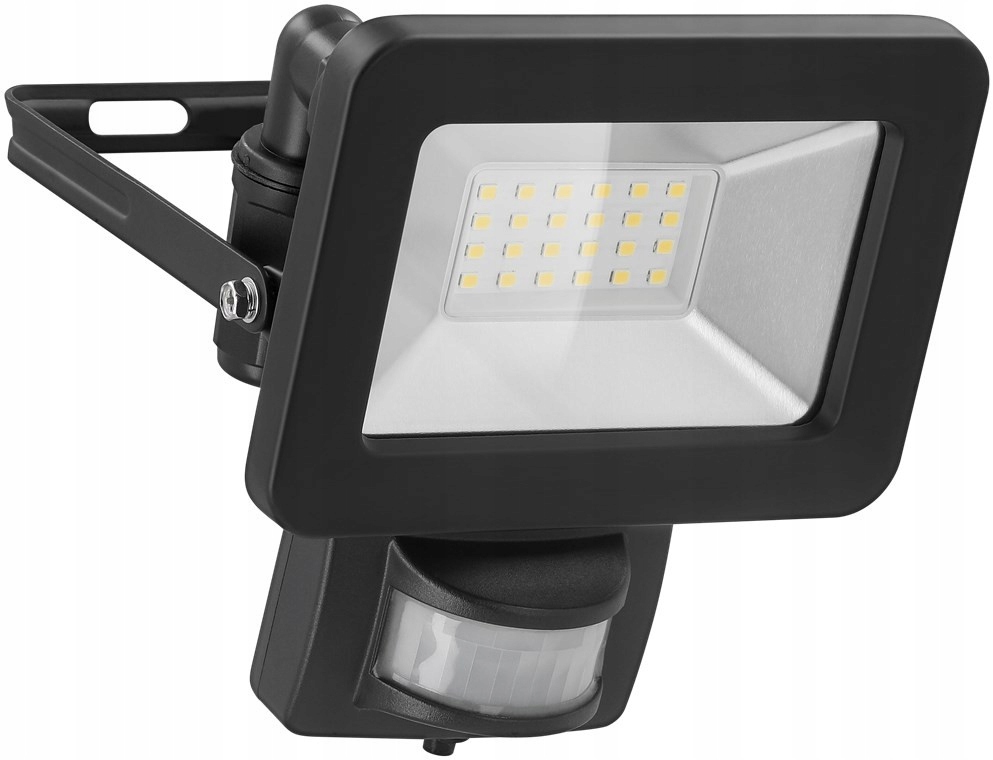 Reflektor zewnętrzny Led, 20 W, z czujnikiem ruchu