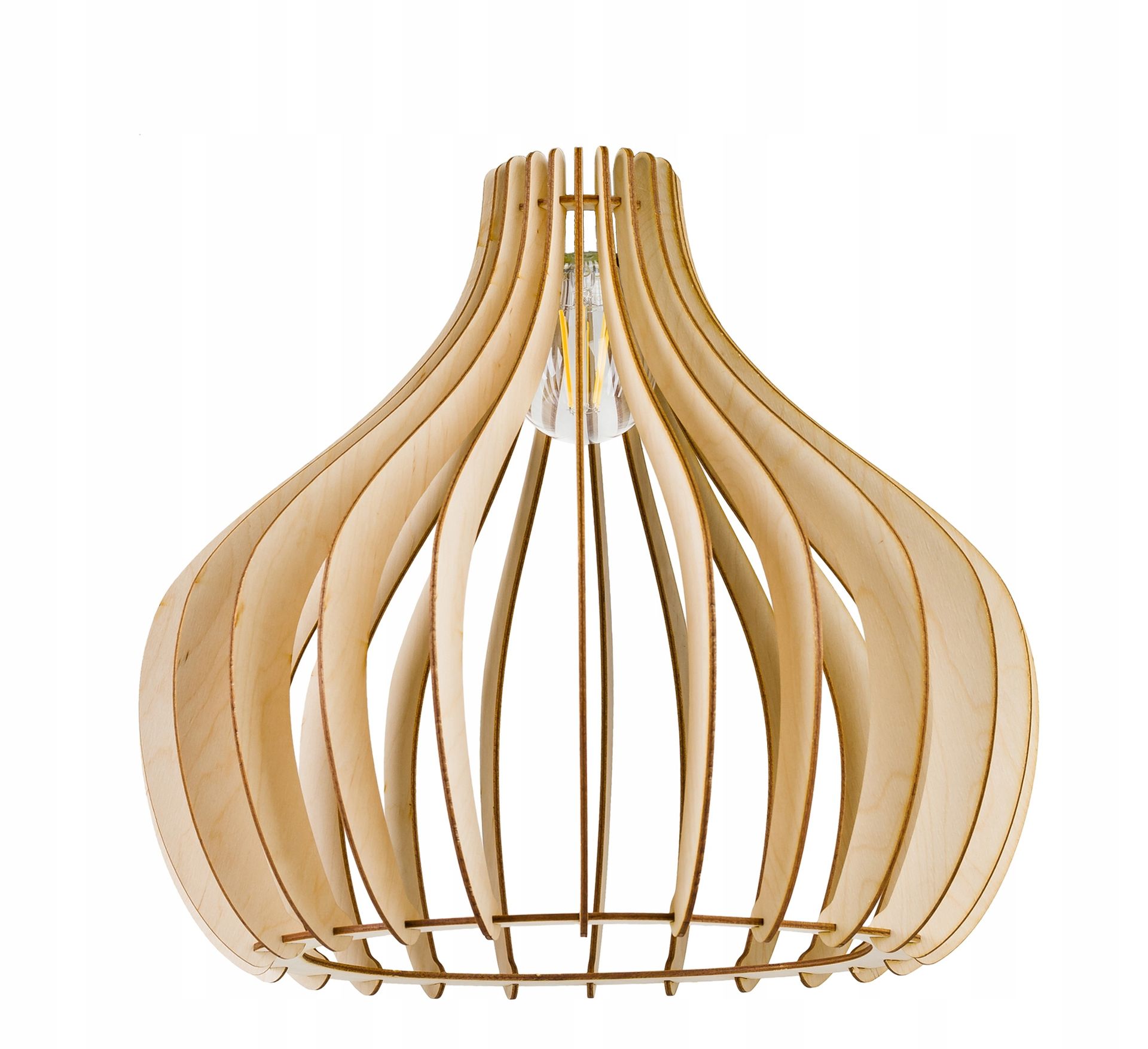 Klosz Drewniany do lamp na E27 Loft Alladyn XXL