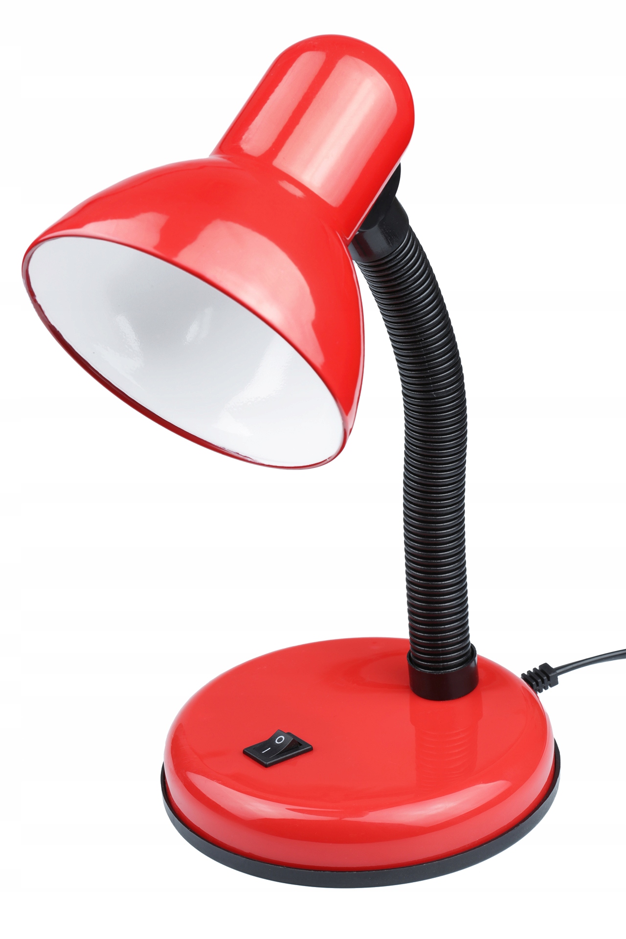 Lampka Biurkowa Na Biurko Szkolna Nocna Czerwona