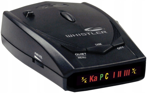 Antyradar Whistler GT138Xi Euro X2 wykrywa Laser