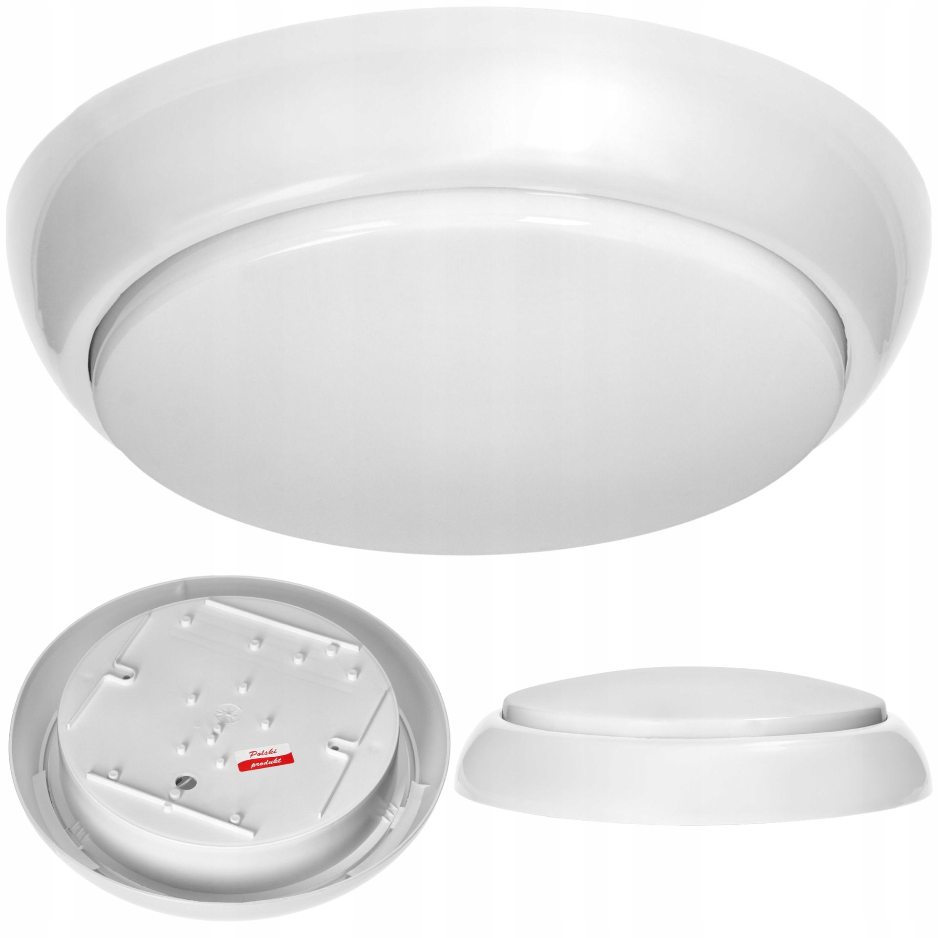 Plafon Lampa Sufitowa Oprawa 2xE27 Poliwęglan IP44