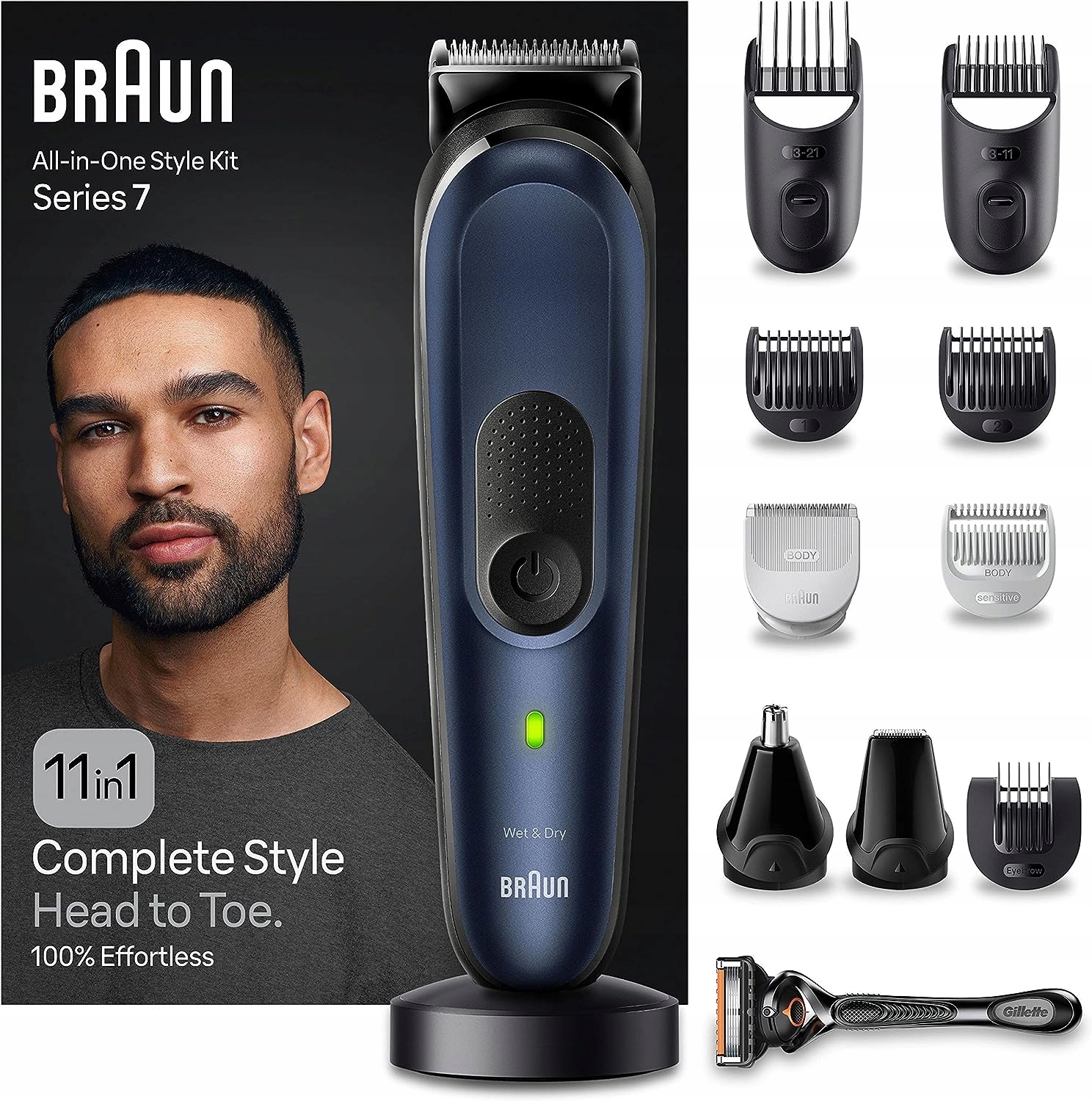 Braun Series 7 All-In-One Beard Care Body Groomer