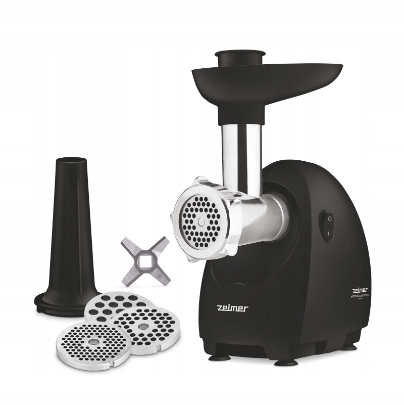 Zelmer ZMM4085 B Maszynka 1900 W do mielenia mięsa Rozdrabniacz 3 sitka
