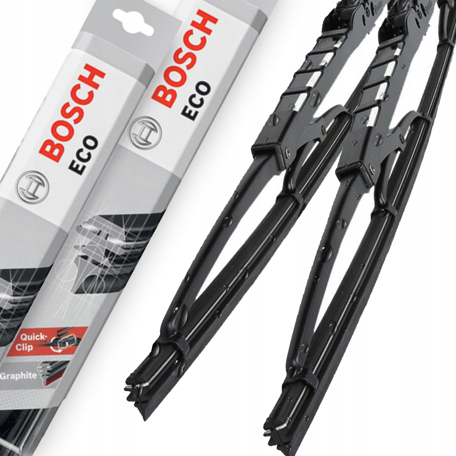 Bosch Eco Wycieraczki Zestaw Przód Haczyk 480/450