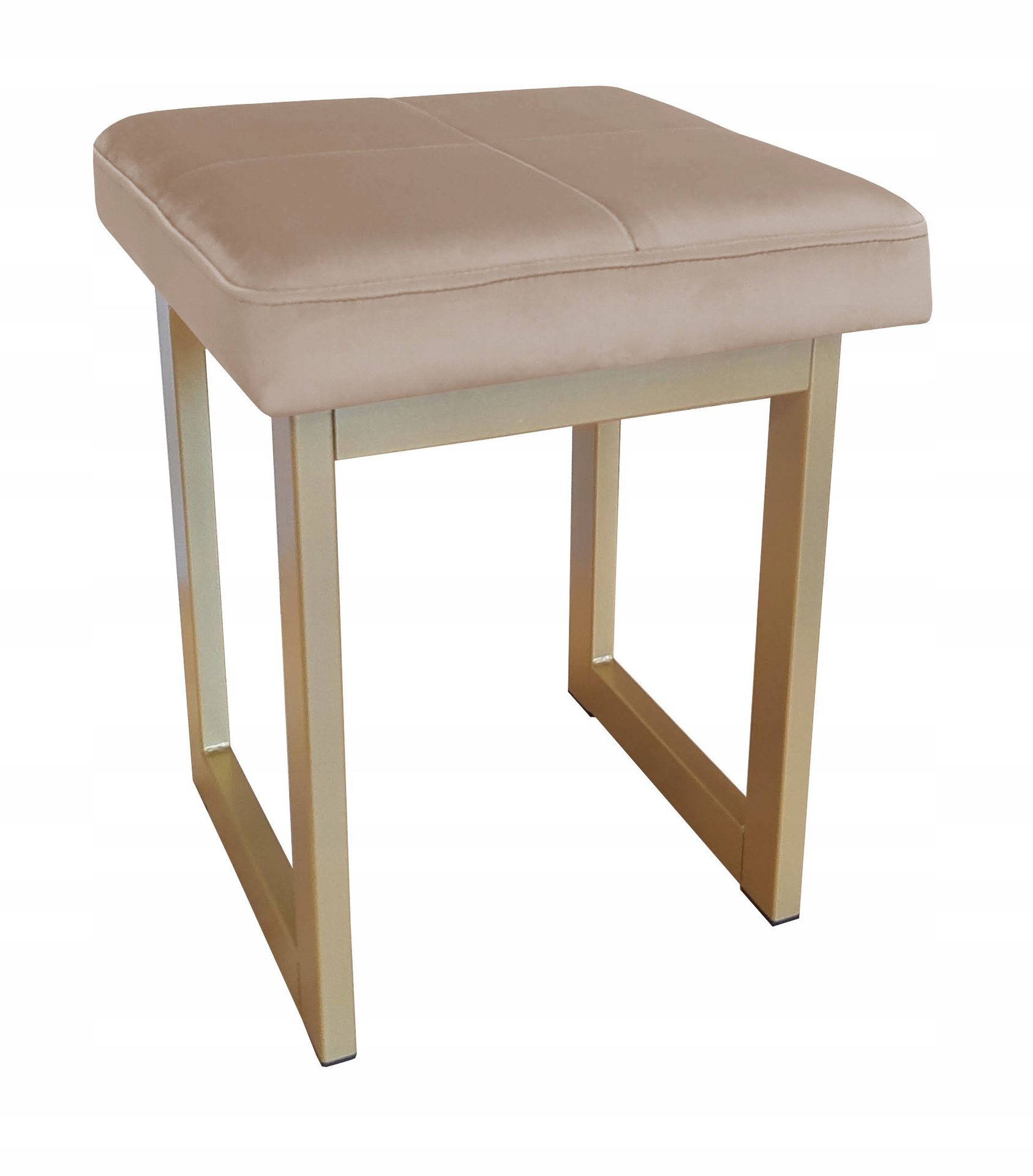 Taboret Solid 45cm Stołek Loft podstawa złota MG06