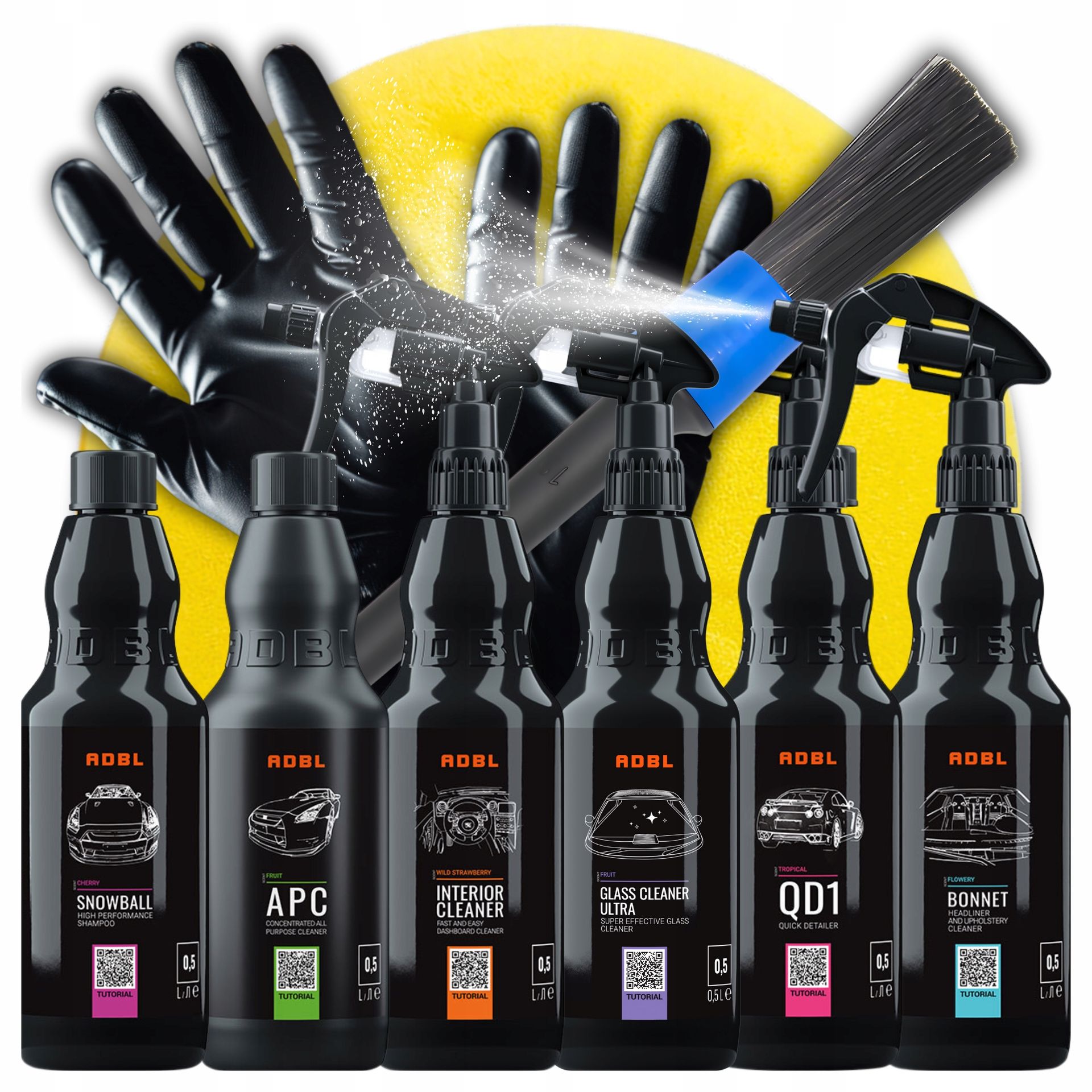 Adbl Zestaw XXL Profesjonalne Kosmetyki do Auta
