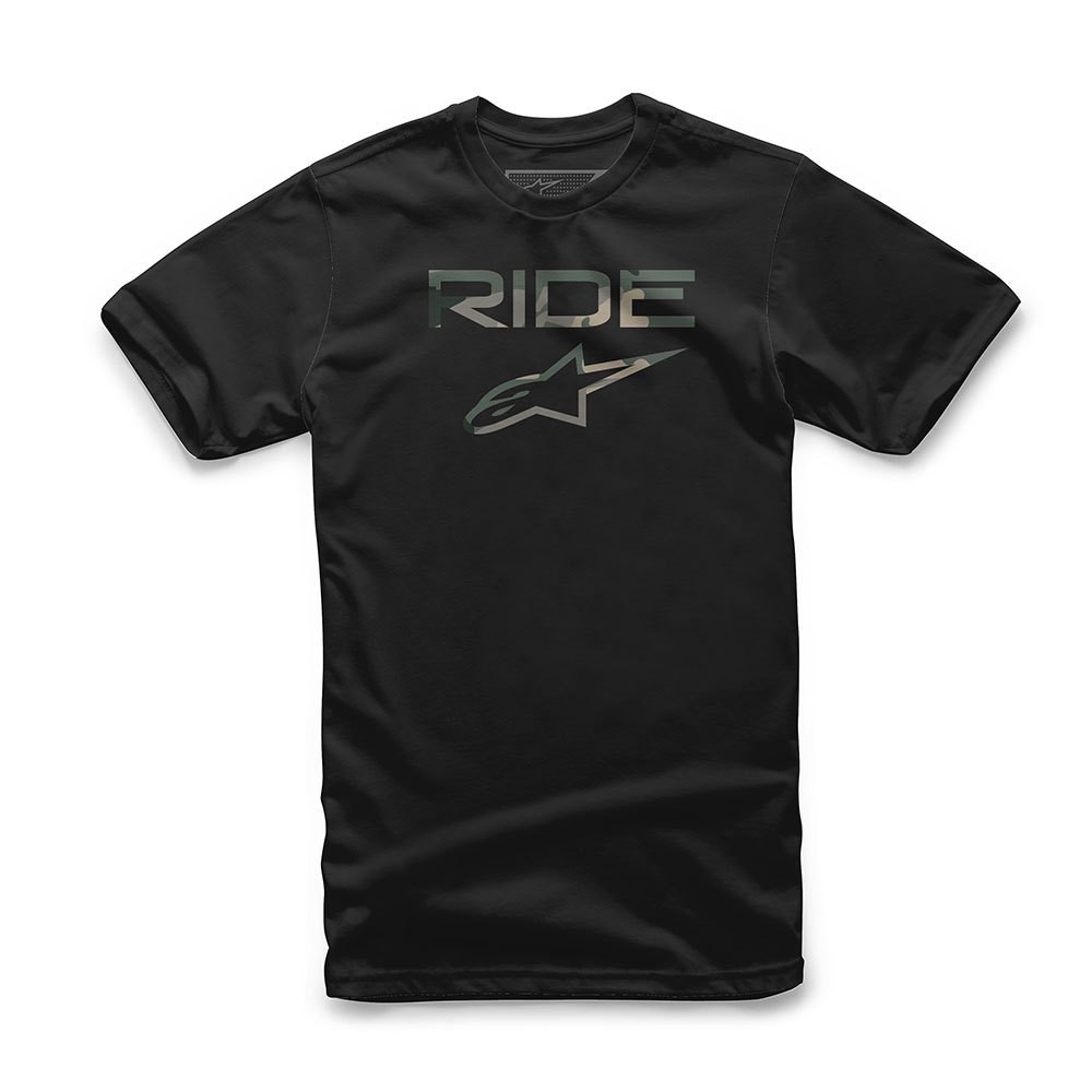 T-shirt Alpinestars Ride 2.0 Camo Tee, Black roz. L