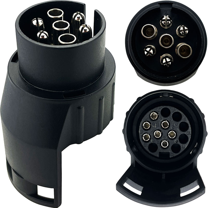Adapter 7/13 Pin Redukcja Przejściówka Gniazda Przyczepy Camping