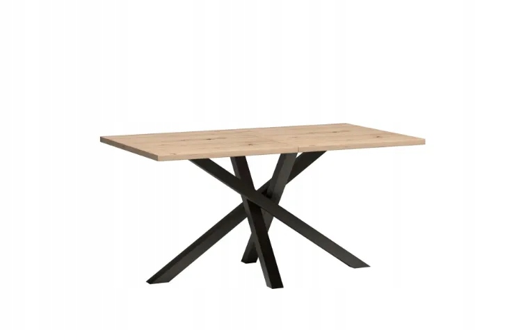 Stół Cali (160-260)x90 Jarstol dąb artisan/czarny