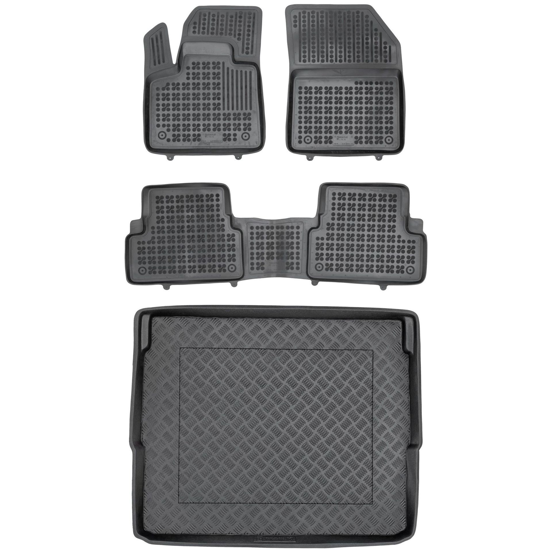 Zestaw dywaniki i mata Peugeot 3008 II od 2016 górna podłoga bagażnika nie