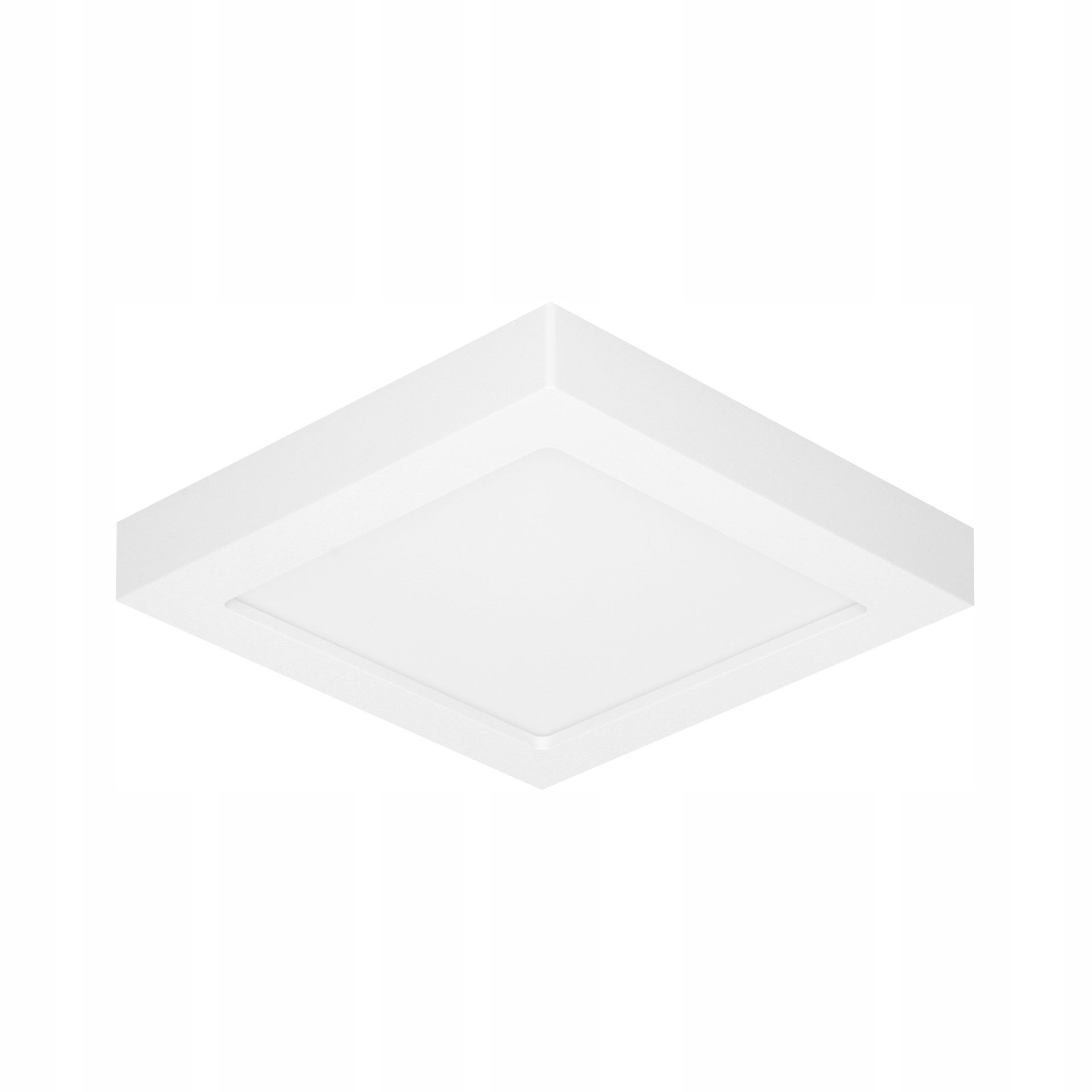 Leti Led 18W, oprawa downlight, natynkowa, kwadratowa, 1500lm, 3000K, biała