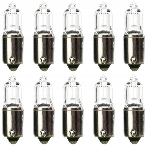 Hoalte H6W Żarówki Samochodowe 6W 12V BAX9s Homologowane Basic Clear 10 Szt