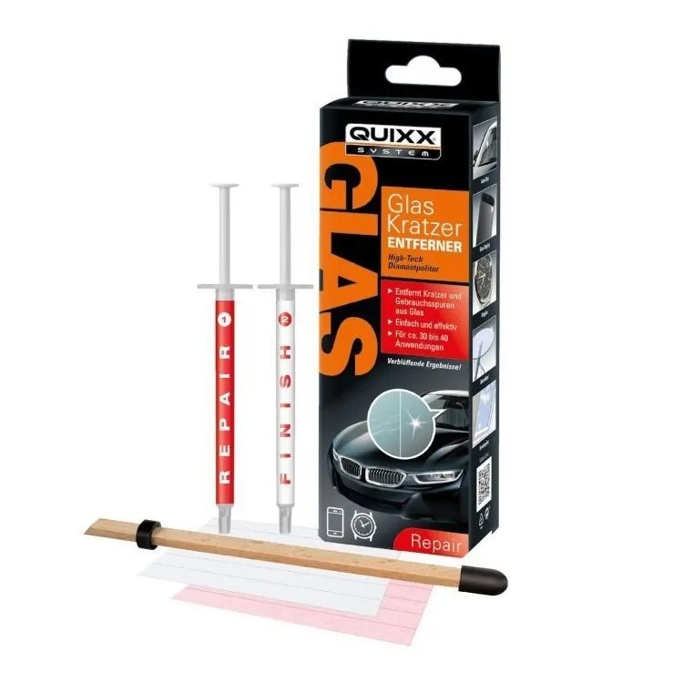 Quixx Zestaw do usuwania zarysowań szkła