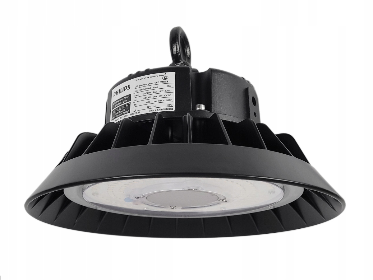 Lampa Przemysłowa Led High Bay Ufo 100W 4000K 15000lm IP65 na magazyn halę