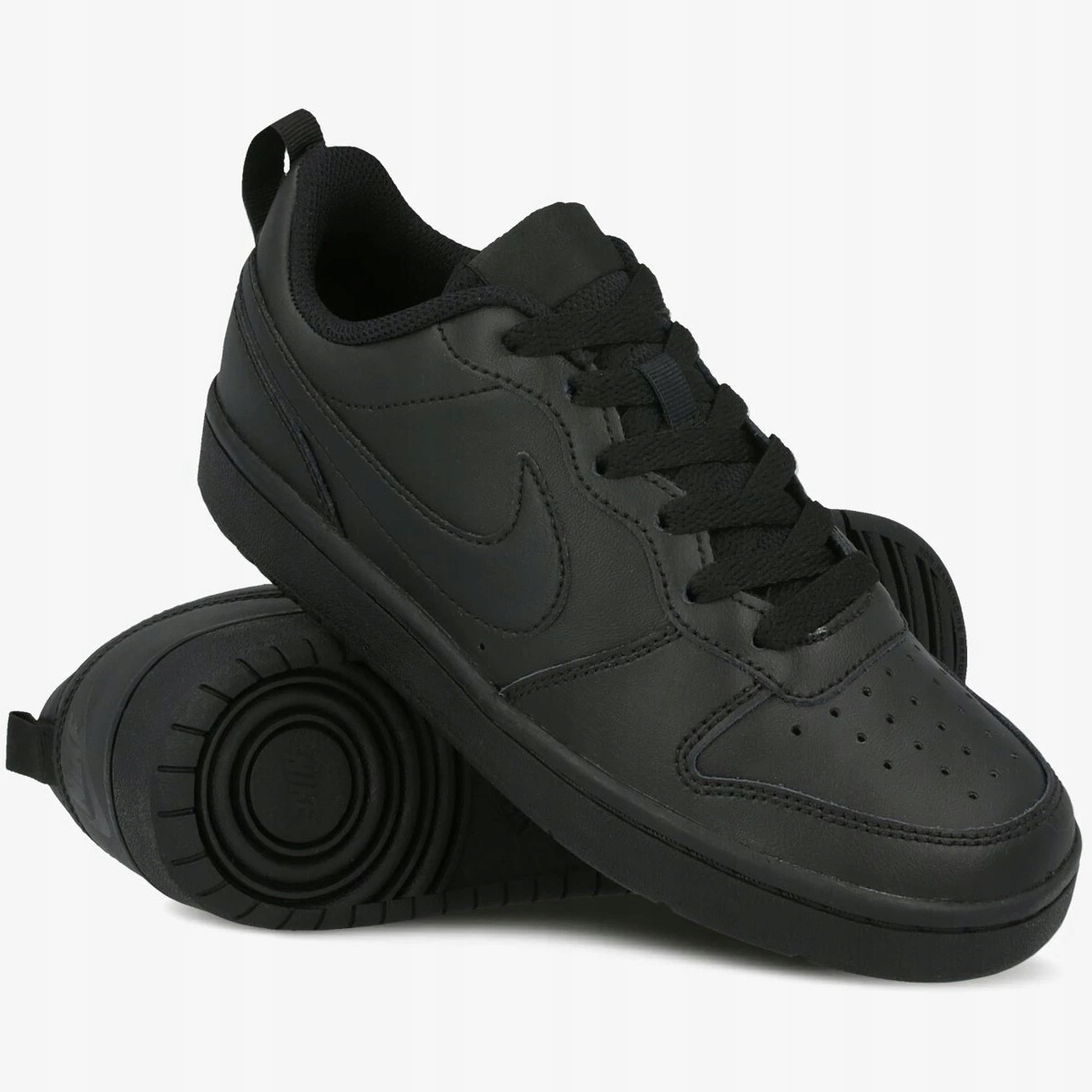 Buty sportowe Nike Court Borough Low 2 (gs) BQ5448 001 czarne r. 37,5