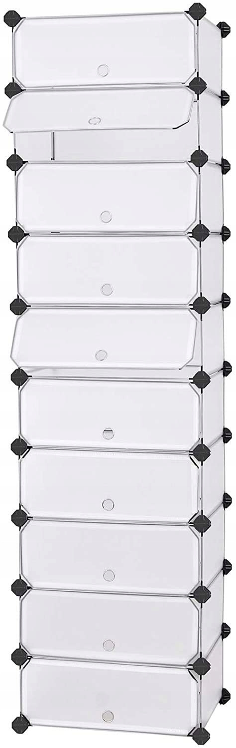 Szafka Na Buty Organizer Do Przechowywania Butów Na Ubrania Modułowa Wysoka