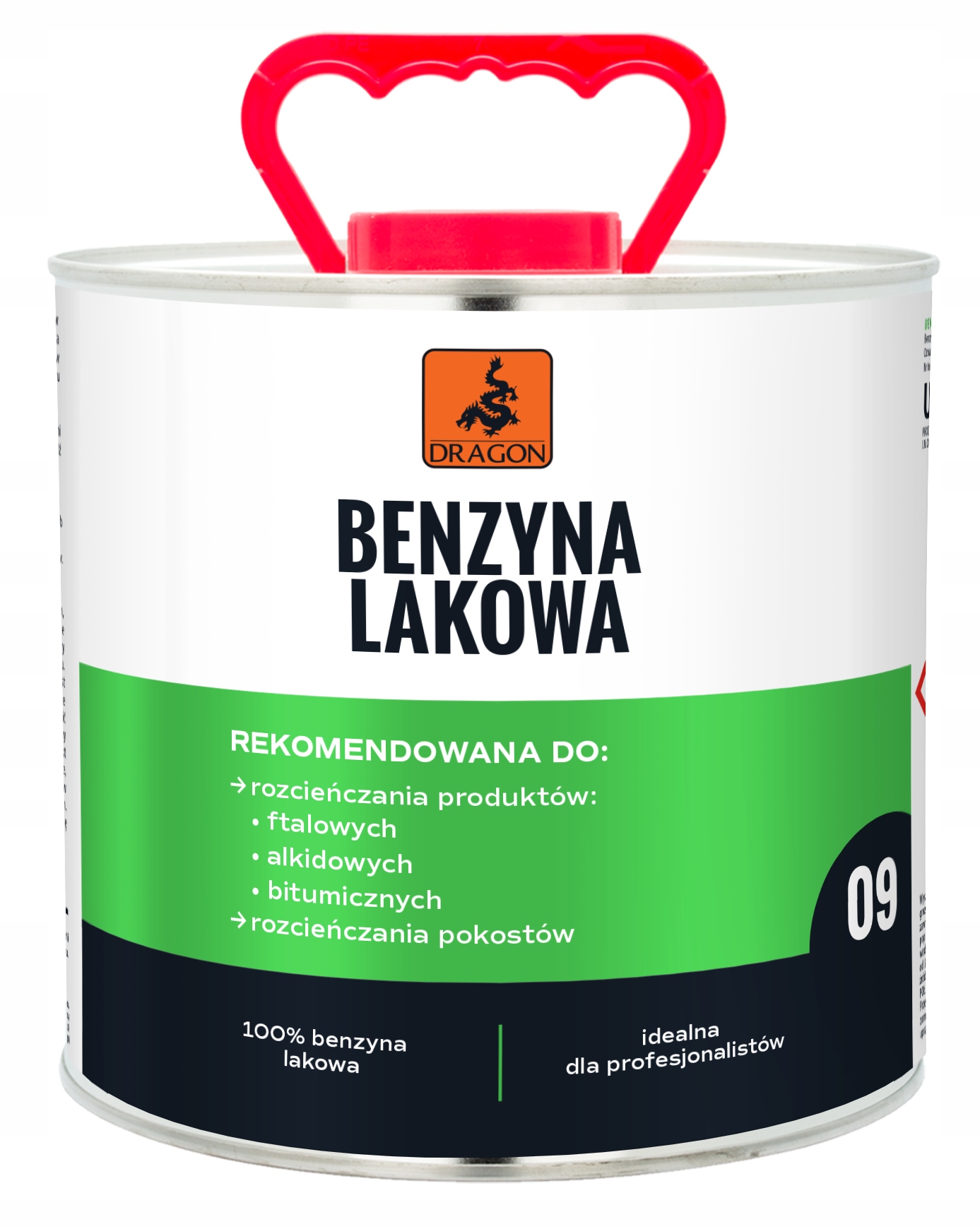 Benzyna lakowa 2,5 l rozcieńczalnik Dragon