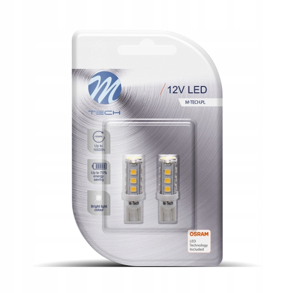 Żarówki Led Osram W5W 12V 16xSMD 3528 Biała LB077