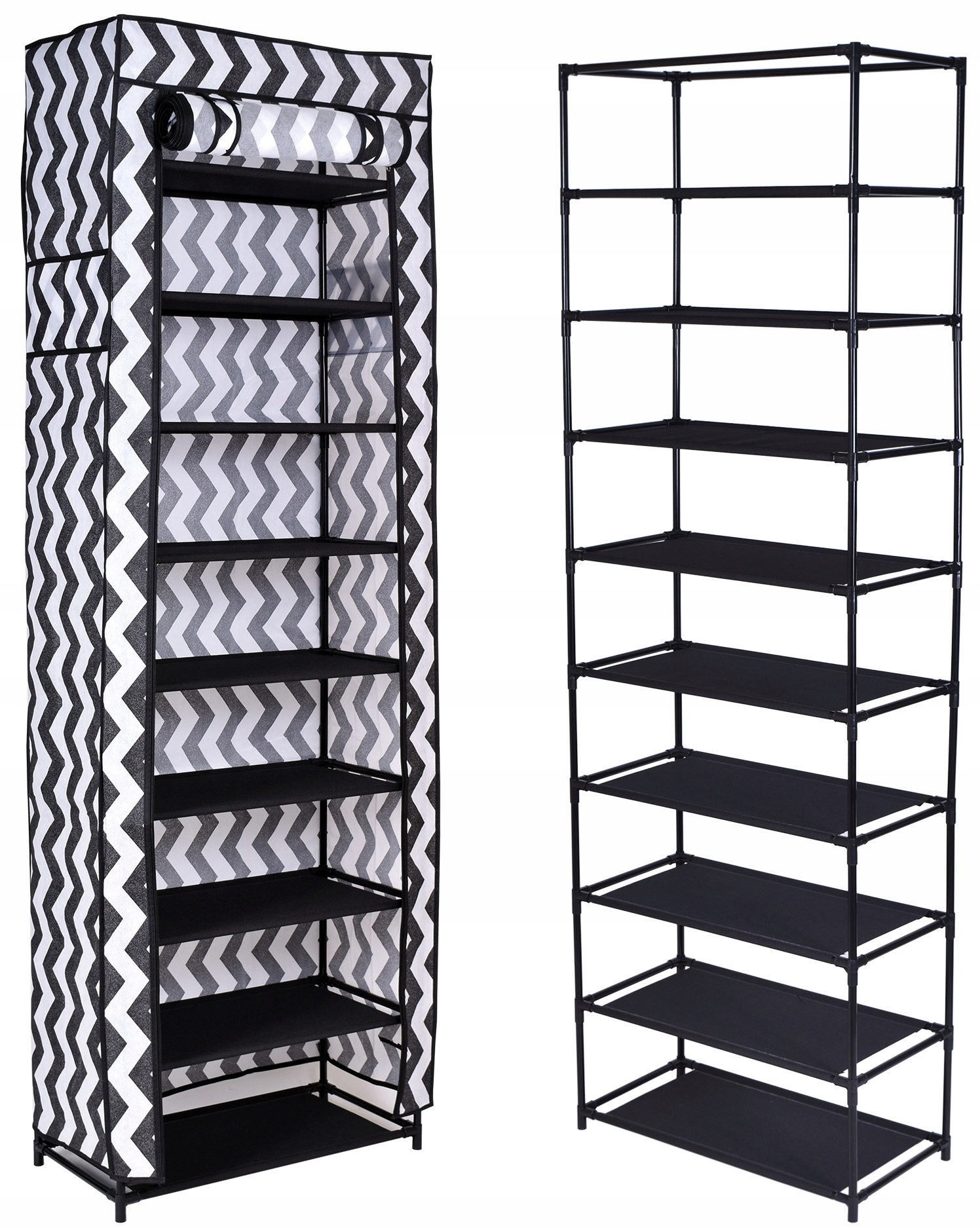 Szafka Na Buty Obuwie Duża Organizer Regał Stojak Półki Garderoba Tekstylna