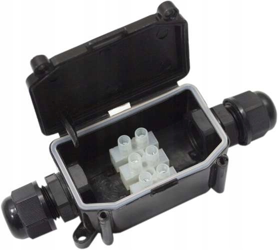 Złącze hermetyczne do naświetlaczy ogrodowe puszka IP68 SuperLED