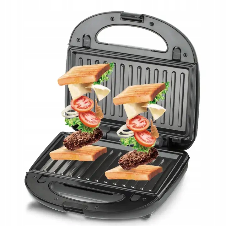Kontaktowy Grill Elektryczny Składany Opiekacz Do Kanapek Toster Kamille
