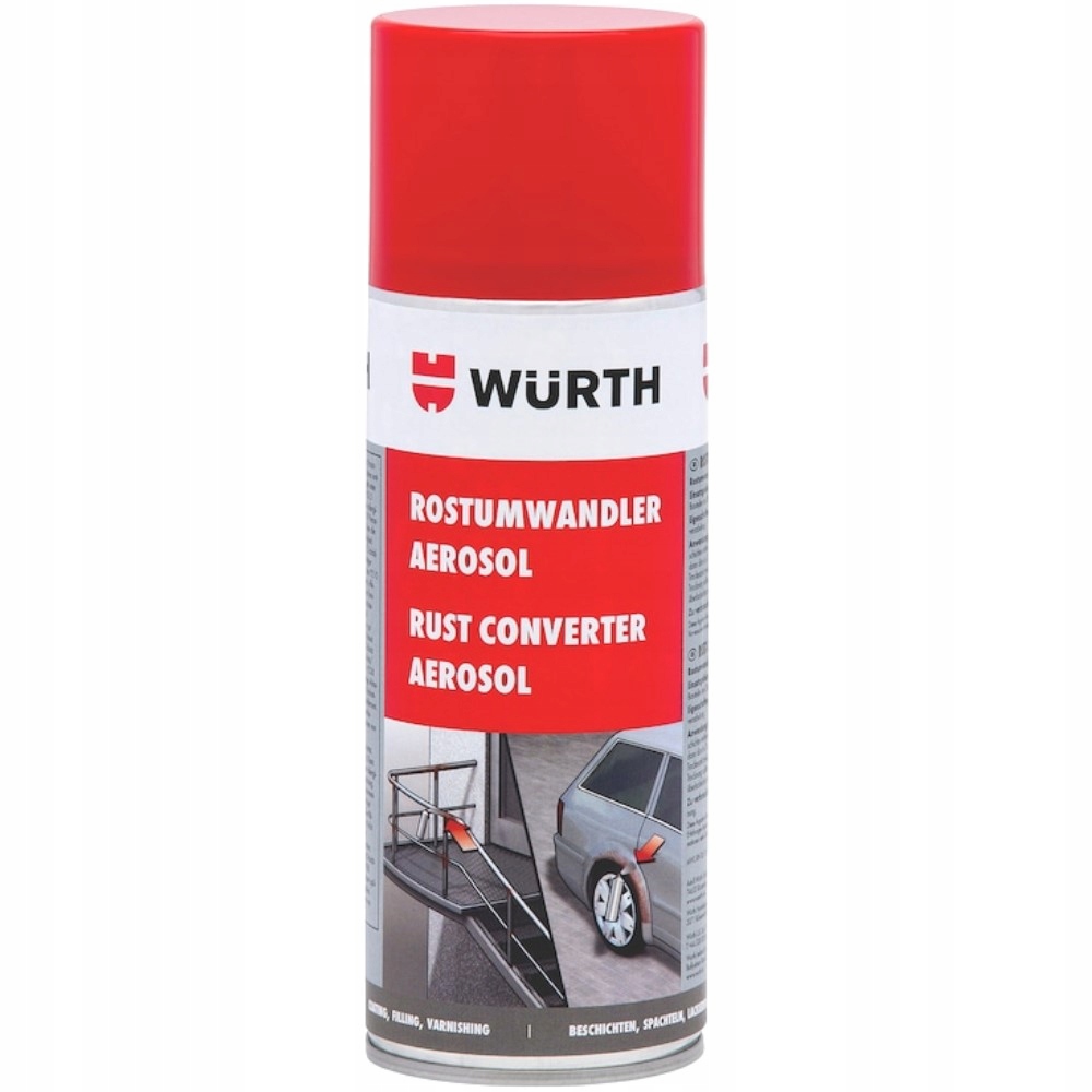 Wurth Spray Antykorozyjny Na Rdzę Konwerter Neutralizator Rdzy 400ml