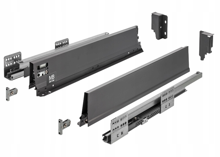 Szuflada Gtv Modern Box Pro niska 500 antracyt