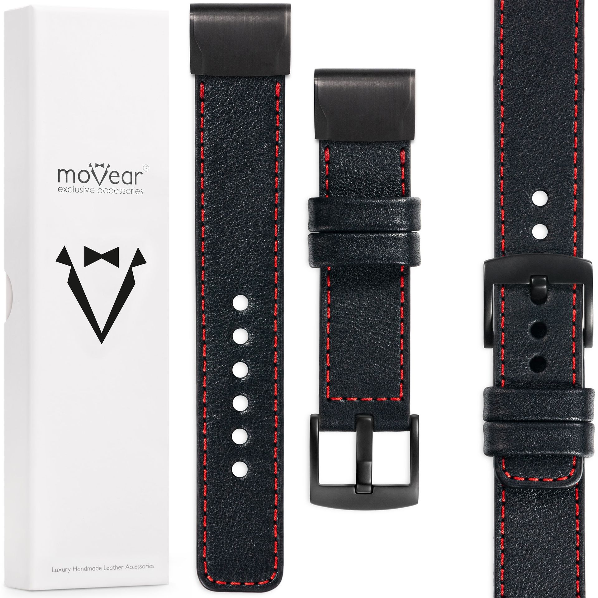 Pasek do Garmin Fenix 8s 7s 6s 5s QuickFit 20mm skórzany premium