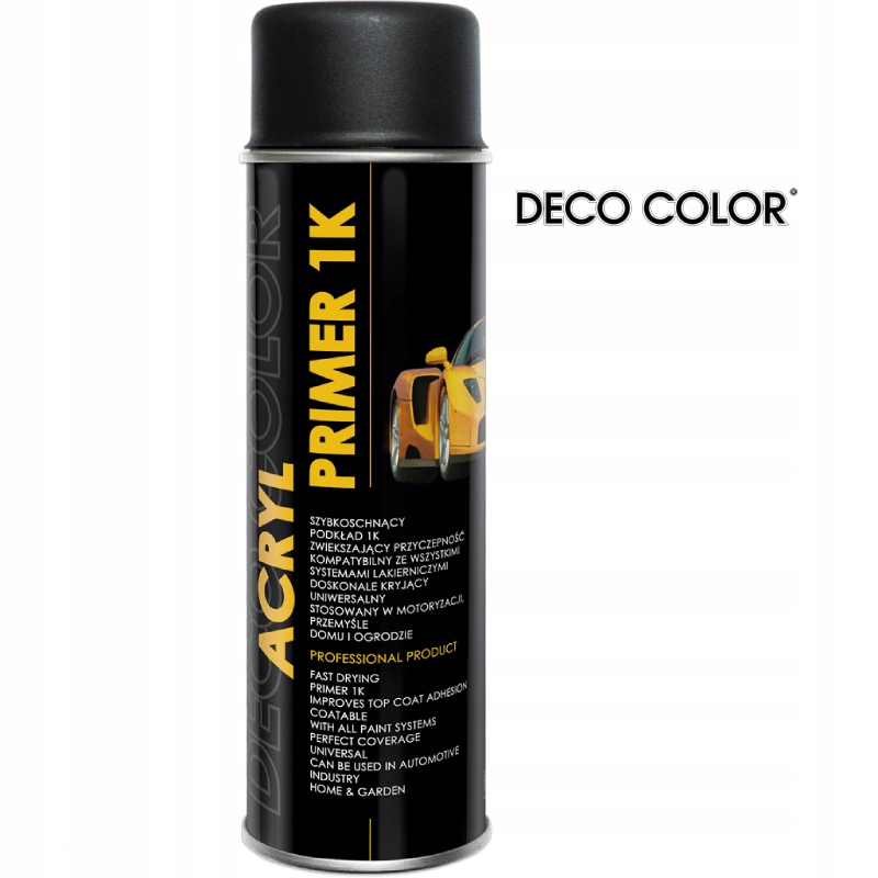 Deco Color lakier akrylowy 1k czarny podkład