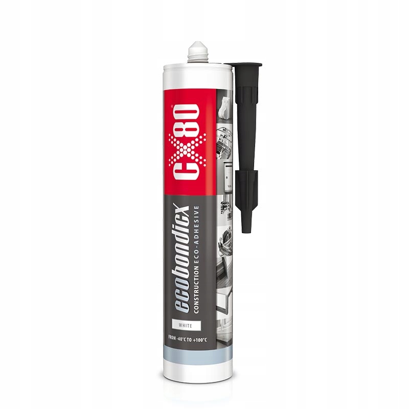 CX80 Eco Bondicx Klej konstrukcyjny 290 ml biały