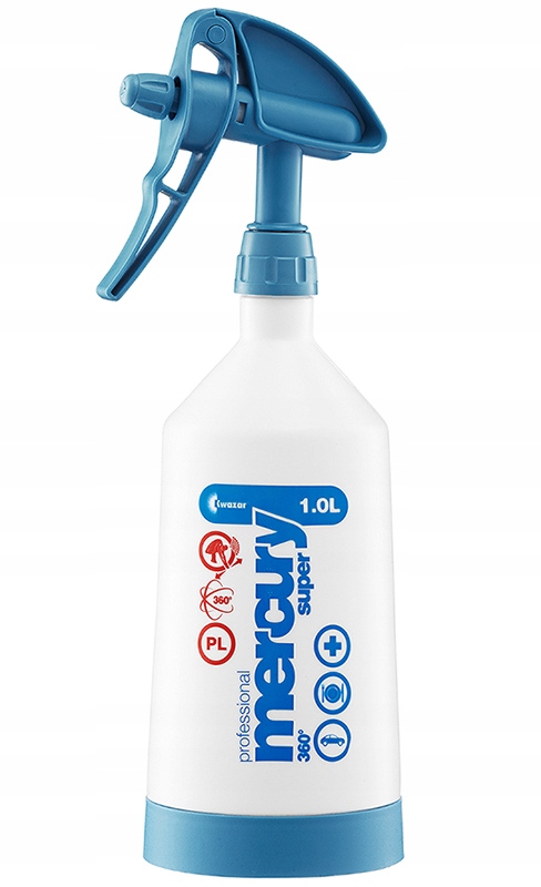 Kwazar Merkury 360 Pro+ Opryskiwacz Atomizer Double Action Blue 1L Do