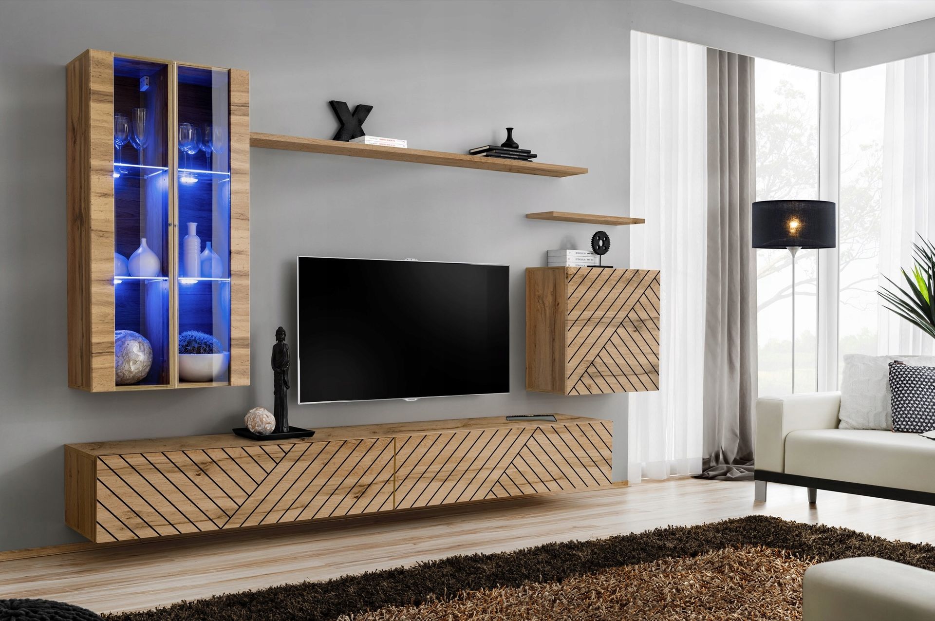 Meblościanka Switch XII Lamel Mat Pvc