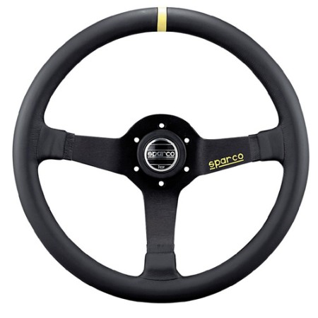 Kierownica sportowa Sparco R345 Skórzana