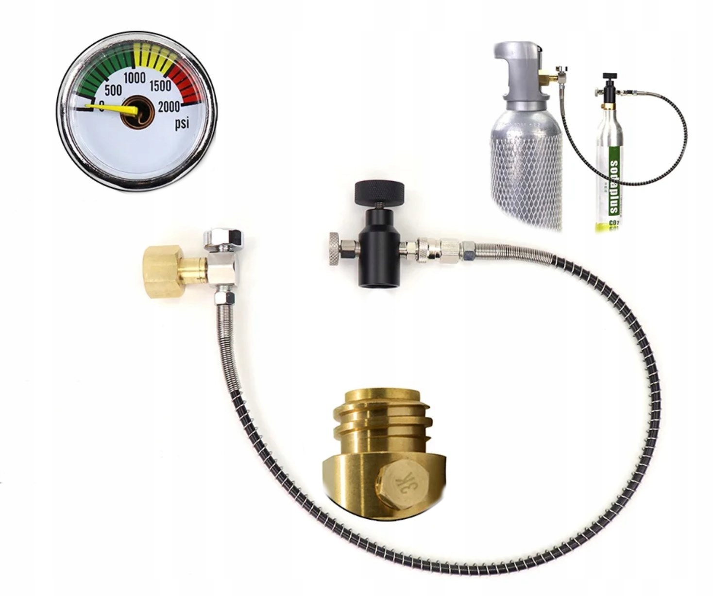 Przetoczka do SodaStream Crystal Spirit Brita Philips Niebieskie Naboje