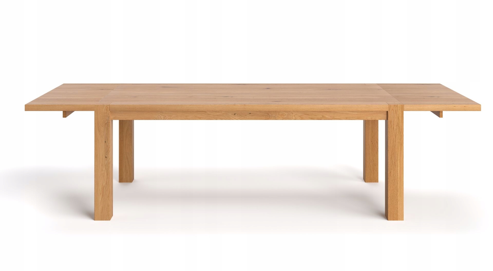 DSI-meble Stół dębowy Gustav 200x100 z dostawkami 2x50 cm Dąb rozkładany