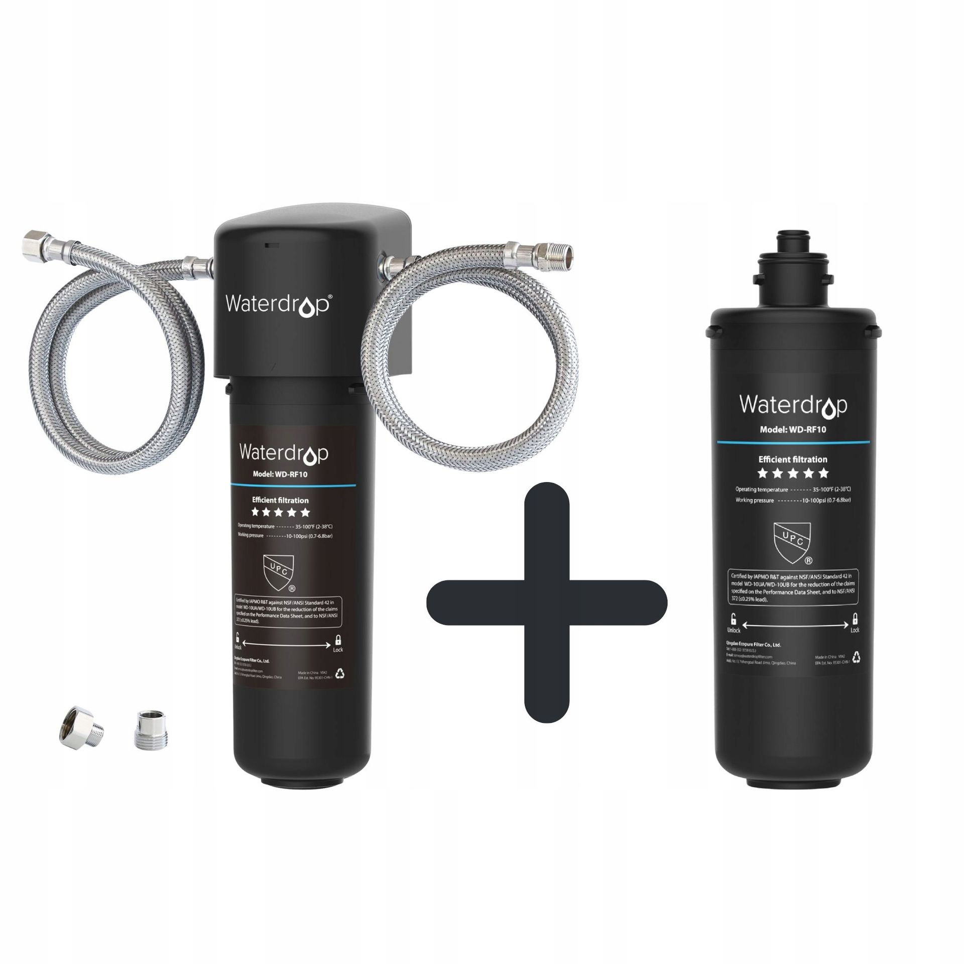 Filtr Waterdrop Wody Pod Zlewem Ua z 1 RF10 Filtrem Wymiennym