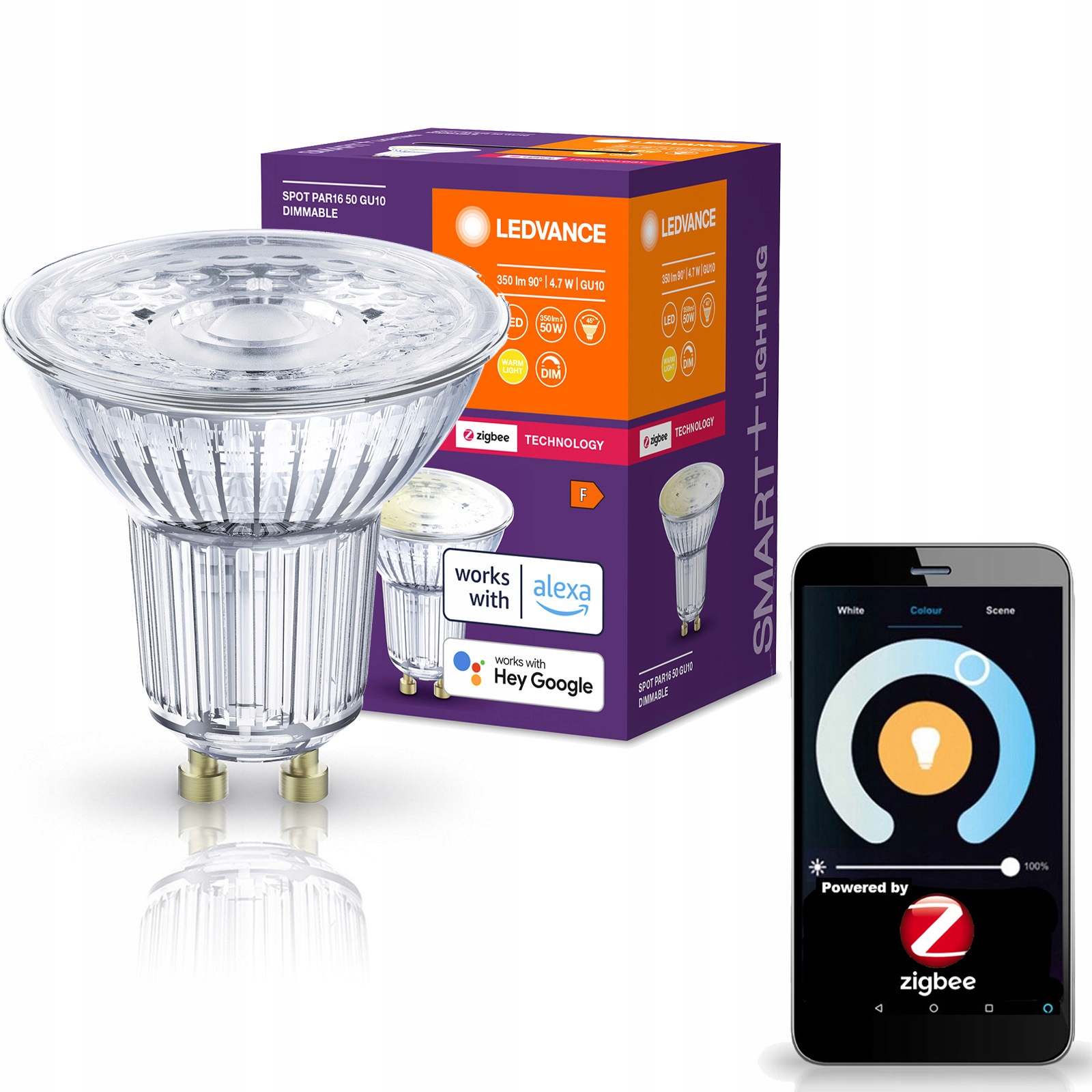 Żarówka Led GU10 4,7W 2700K Smart+ ZigBee Ledvance