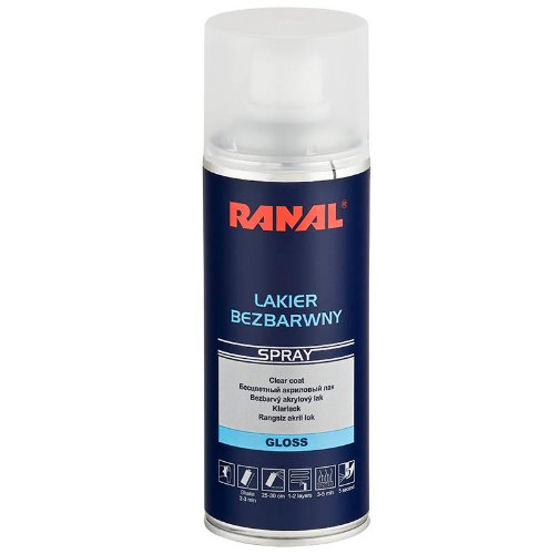 Ranal Lakier bezbarwny w sprayu 400ml Połysk